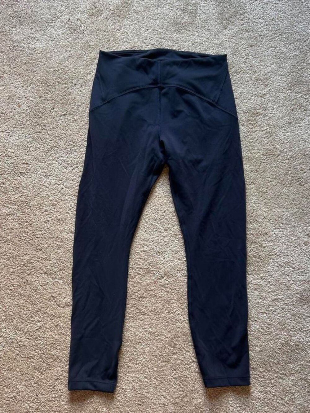 Lululemon Navy blue high-waisted leggings Size: 10